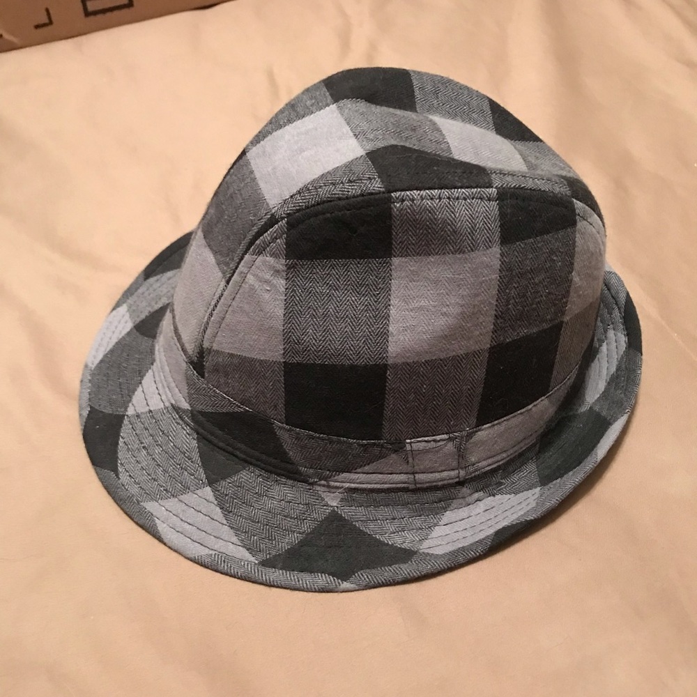 Checker fedora hat NWOT